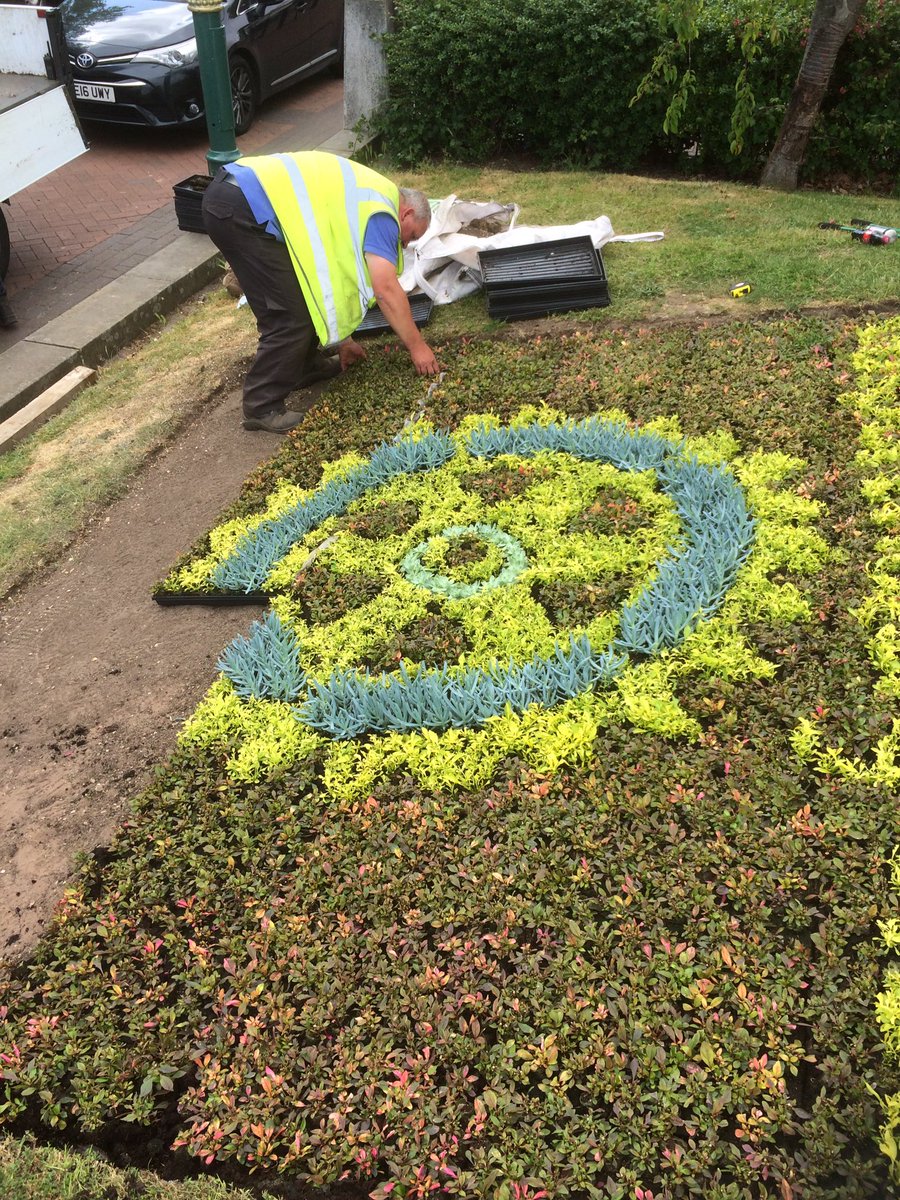 Darren and Alex working hard in preparation for the 75th anniversary of D Day at Falkland Gardens Gosport for GBC <a href="/Hort_Sodexo/">Hort Services</a> <a href="/Paul__Donnelly/">Paul Donnelly</a> <a href="/StevynRicketts/">Stevyn Ricketts</a>