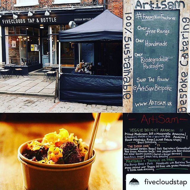 ArtiSamBespoke's tweet image. #excited to be returning to @fivecloudstap next Sunday 9 JUNE for #streetfoodsundays 🥳 📸 #repost Posted @withrepost • @fivecloudstap Street food Sunday! Arancini time! 👌

#fivecloudstap #artisambespoke #streetfood #arancini #food #forkyeah 😋 .
.
… bit.ly/2WkLZ6g