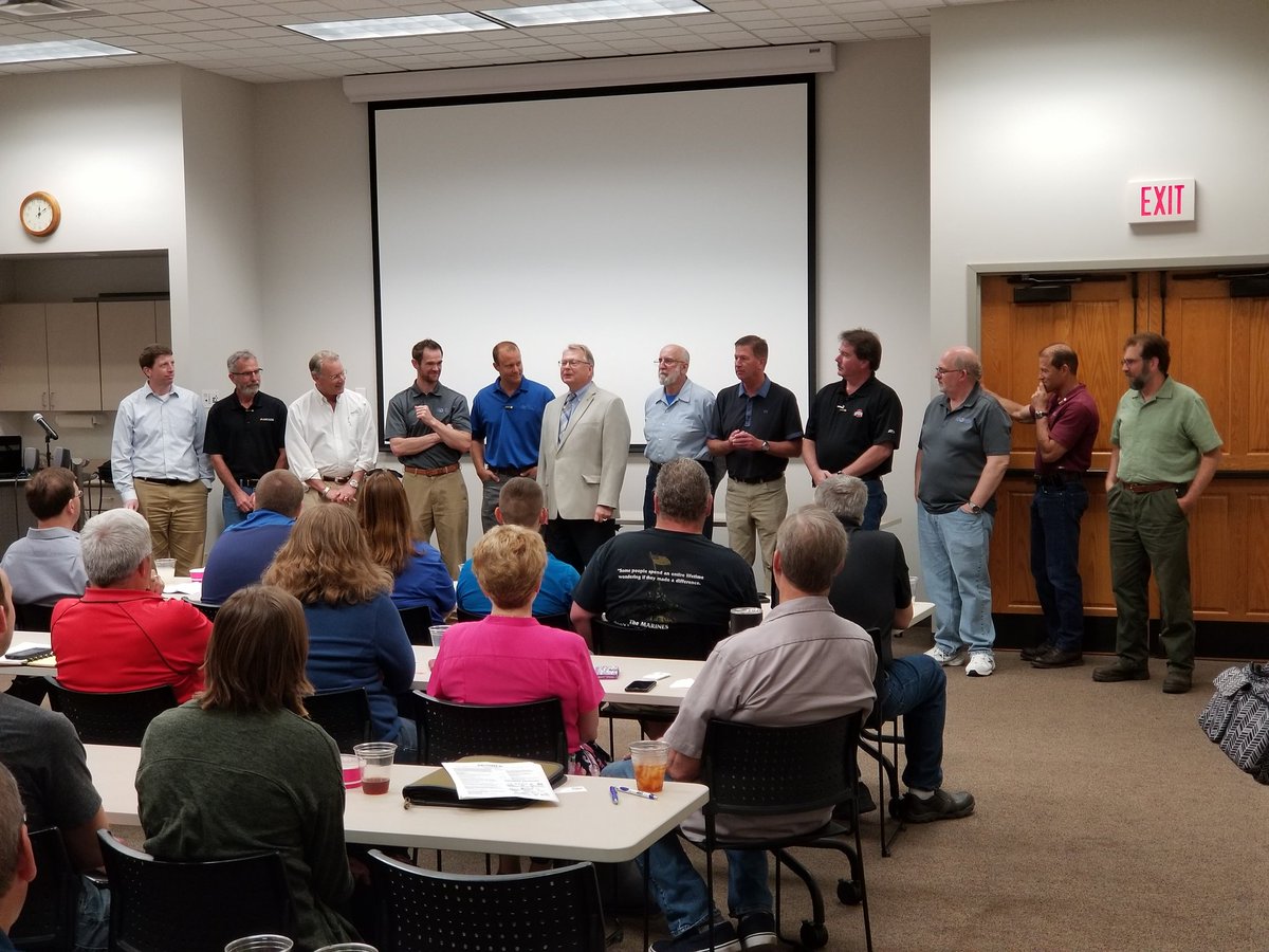 A great group of past section leadership at today's seminar. Thank you for your service and also Delaware County and City of Delaware for hosting.
