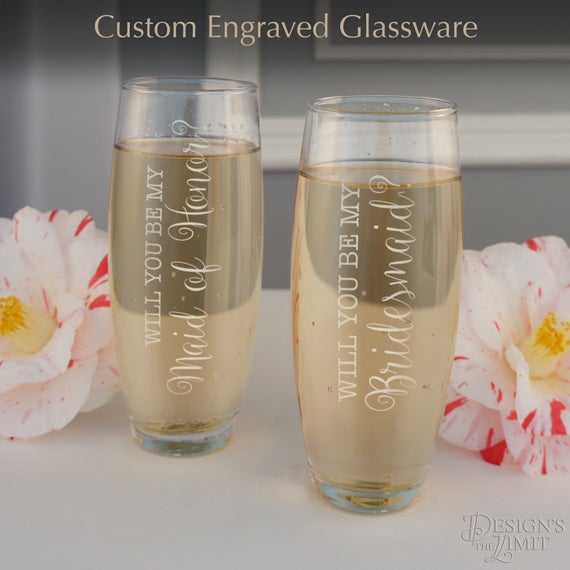 DesignstheLimit's tweet image. Will You Be My Bridesmaid Personalized Stemless #weddings @EtsyMktgTool etsy.me/2CAExJ4 #stemless #personalized #champagne