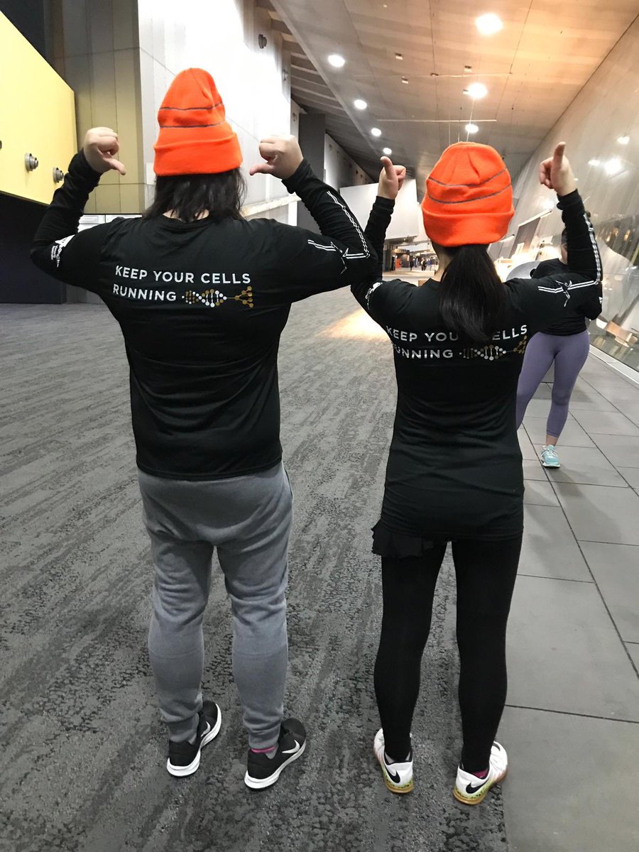 BiotechBec's tweet image. @kusuma_gina and Dandan Zhu representing @LimLab_ at the @isctglobal #ISCT2019 5k run 🏃‍♀️
Awesome jobs ladies!! #womeninSTEM #scientistswhorun