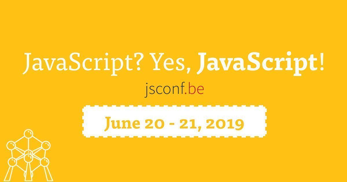 hackages's tweet photo. Exciting news! 📢 Next week during our #HackJam in Leuven @kunstmaan (https://t.co/nLT3VQt5XC), we will be raffling 2 tickets for the @jsconfbe conference in #Brugge! 👏 And for those missing out, you can use the discount code HOWEST-JSCONF-HACKAGES-19 and get a 10% off 😀 https://t.co/vEGRsPFrV8