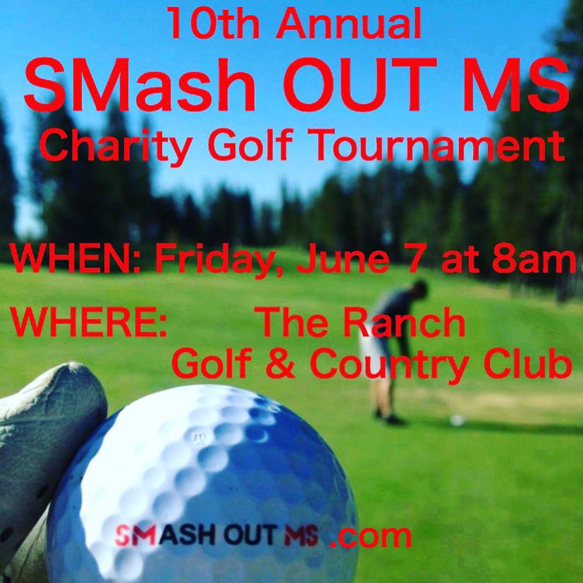 centuryvision's tweet photo. Tune in @TSN1260 today. @JasonGregor &amp; @Jason_Strudwick will be auctioning off the last spot in the SMash Out MS Charity Golf Tournament at @ranchgolfcourse on June 7! #soldout #yeg #golf #charity https://t.co/QOzcMdOrZl