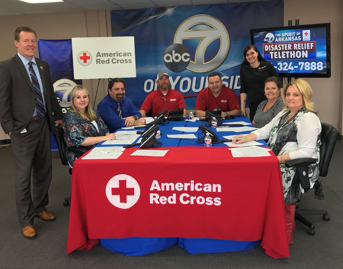 The Red Cross is responding to help people in harm's way and we need your support. Tune in to KATV Channel 7 throughout today to learn how you can help us provide shelter, food and hope to those impacted by the Midwest Tornadoes &amp; Floods. #ARFlood19
