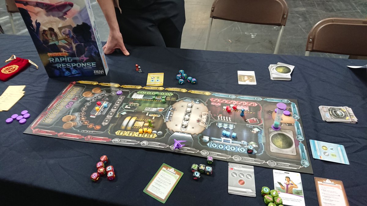 Great time at the <a href="/UKGamesExpo/">UK Games Expo</a> show preview this evening. Talked to loads of people, recorded 13 game overviews, and looks at lots of other games. Sarah really likes the look of Sagrada and it's upcoming expansion. My shopping list has grown by lots!