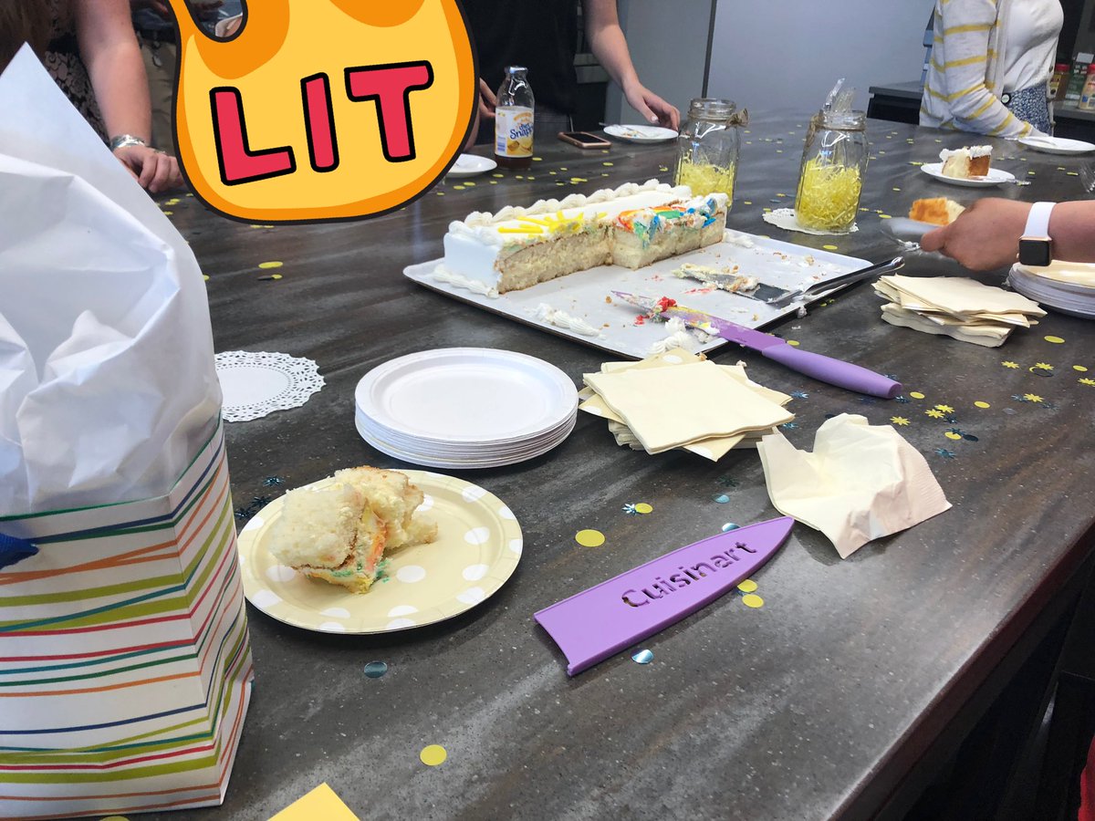 zahinxhasan's tweet photo. Day 26 of #RamadanAtWork: the office is throwing a baby shower for a colleague! The sentiment is sweet, and the cake, even sweeter. https://t.co/YlxRJfNNnl