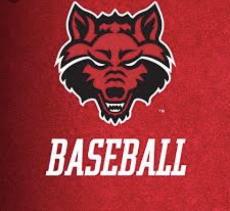 Jared_Wilson17's tweet photo. I am very blessed and excited to announce that I have decided to further my education and baseball career at Arkansas State University.🔴⚫️ https://t.co/LJmTrpft6W