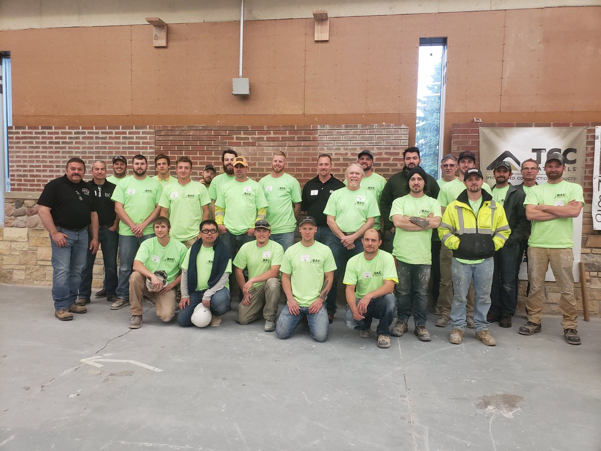 BacCenter's tweet image. The BAC Apprentice Contest 2019 Local #1 MN/ND bactraining.org