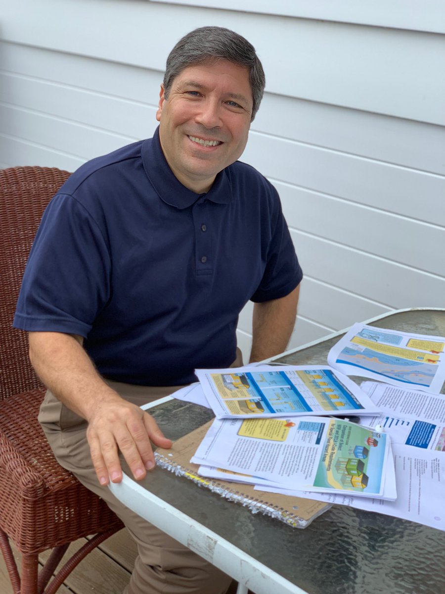 LCHenderson's tweet photo. Our intrepid #HurricaneStrong home partner John Ingargiola of @fema Building Science Branch getting ready to go on camera here in Breezy Point today! #EngineerHero #Resilience @FederalAlliance https://t.co/w3LyX1gbvr
