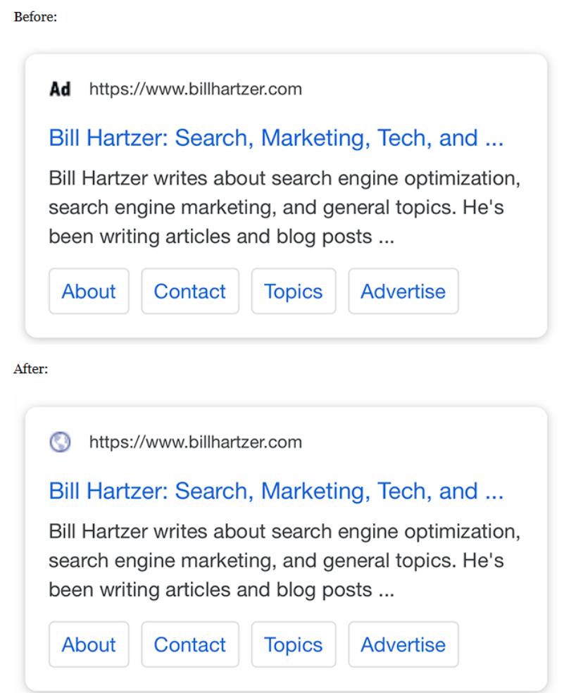 #Google lutte contre l’abus de favicons dans les #SERP mobiles
À peine lancée la semaine dernière, la nouvelle #SERPmobile intégrant les favicons à côté de l’#URL subit déjà de nombreux abus.

buff.ly/2VUIi1S