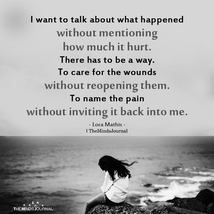 TheMindsJournal's tweet photo. I Want To Talk About What Happened Without Mentioning
https://t.co/soHXkNJrz5
#2Am #2AmThoughts #Care #LoraMathis #Pain #Wounds https://t.co/kGcEYzK8Wh