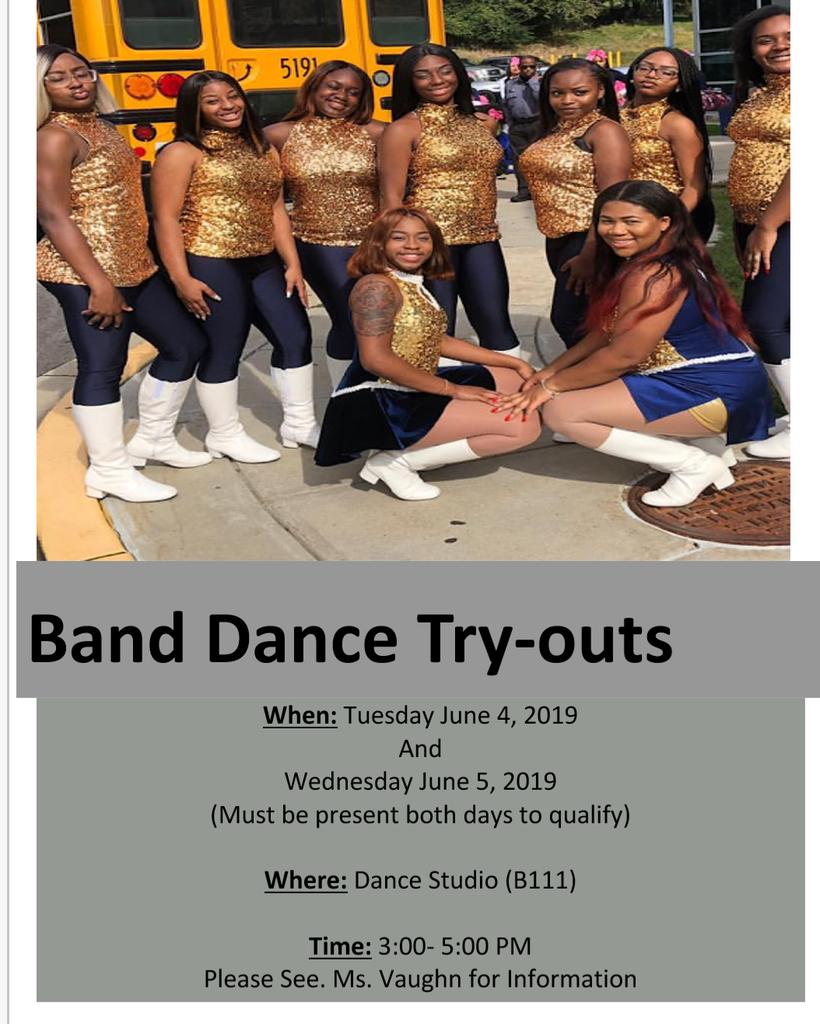 Be there... ALL BLACK ATTIRE. APPROPRIATE SHOES ( Tennis shoes) t-shirts or tank tops..NO CROP TOPS. shorts must be of appropriate length.