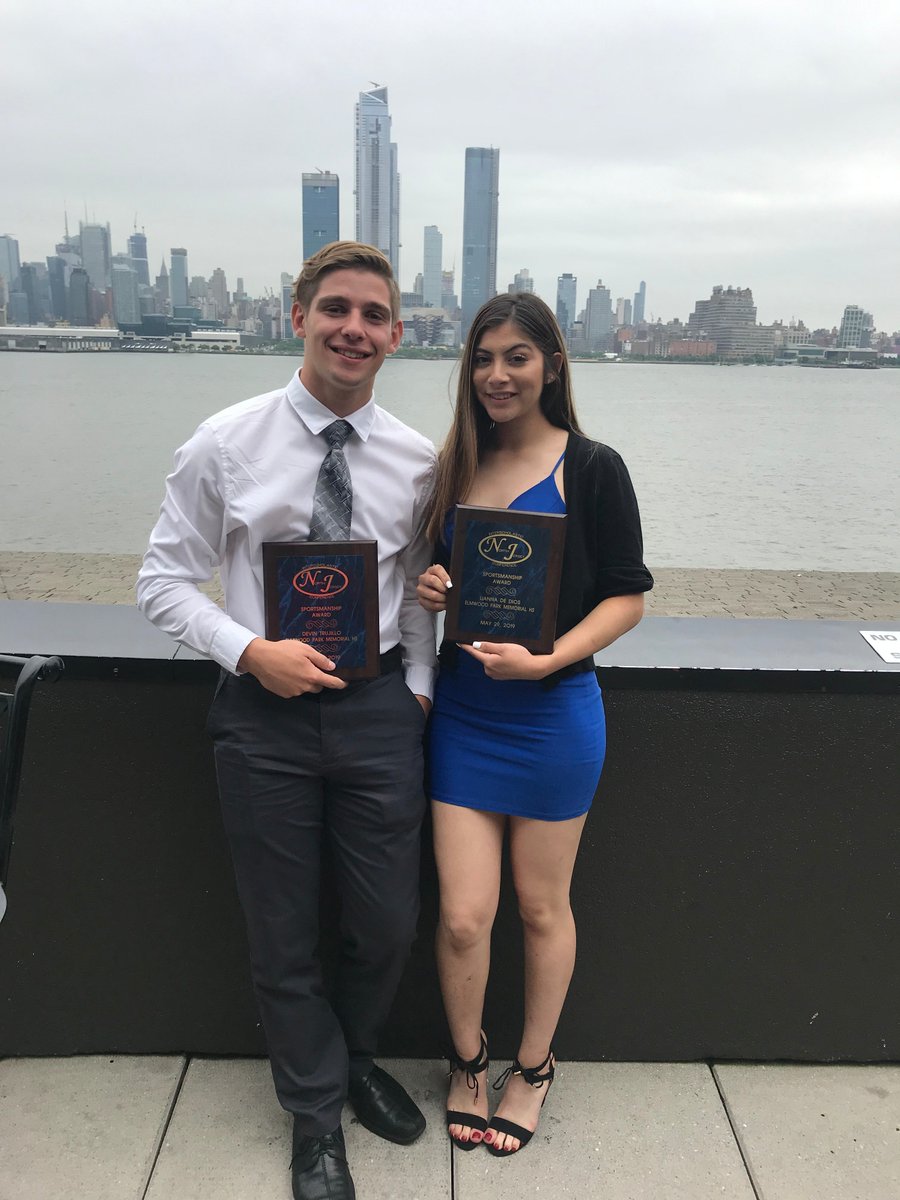 EPHSCrusaders's tweet photo. Devin Trujillo and Lianna De Dios were the NJIC Sportsmanship Award winners for 2019! Congratulations! https://t.co/0n0pBGQ9l1