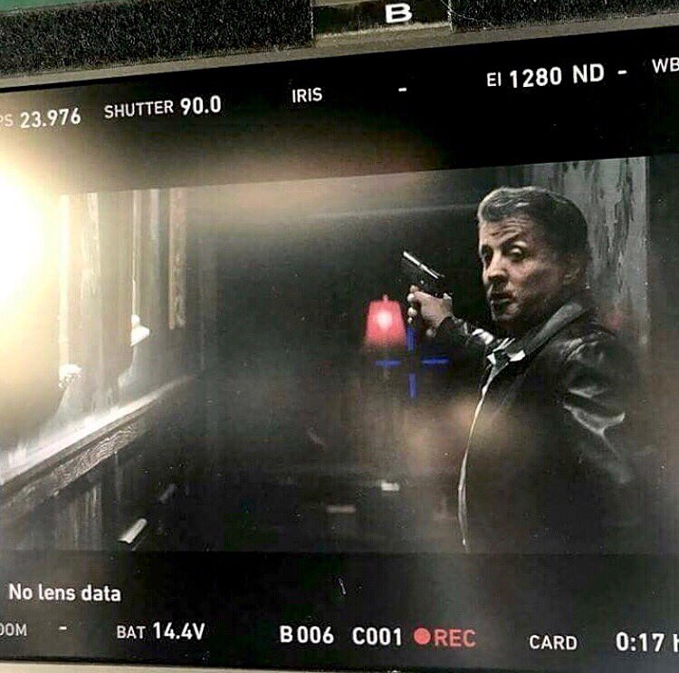 MoviePassFilms's tweet photo. #TBT to The Italian Stallion on set of Escape Plan 2: Hades @EscapePlanMovie @TheSlyStallone https://t.co/Ns7FZQ0rtb