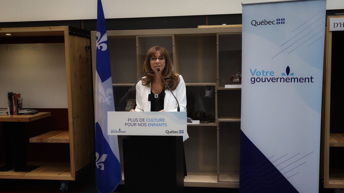 MCCQuebec's tweet photo. « Aujourd’hui, par cette annonce, nous souhaitons multiplier les occasions pour les jeunes de vivre des expériences culturelles avec des artistes et dans des lieux d’exercice des métiers de la culture. »
@NathalieRoyCAQ
@GouvQc @quebeceducation #CultureÉducation https://t.co/vLy39tEQem