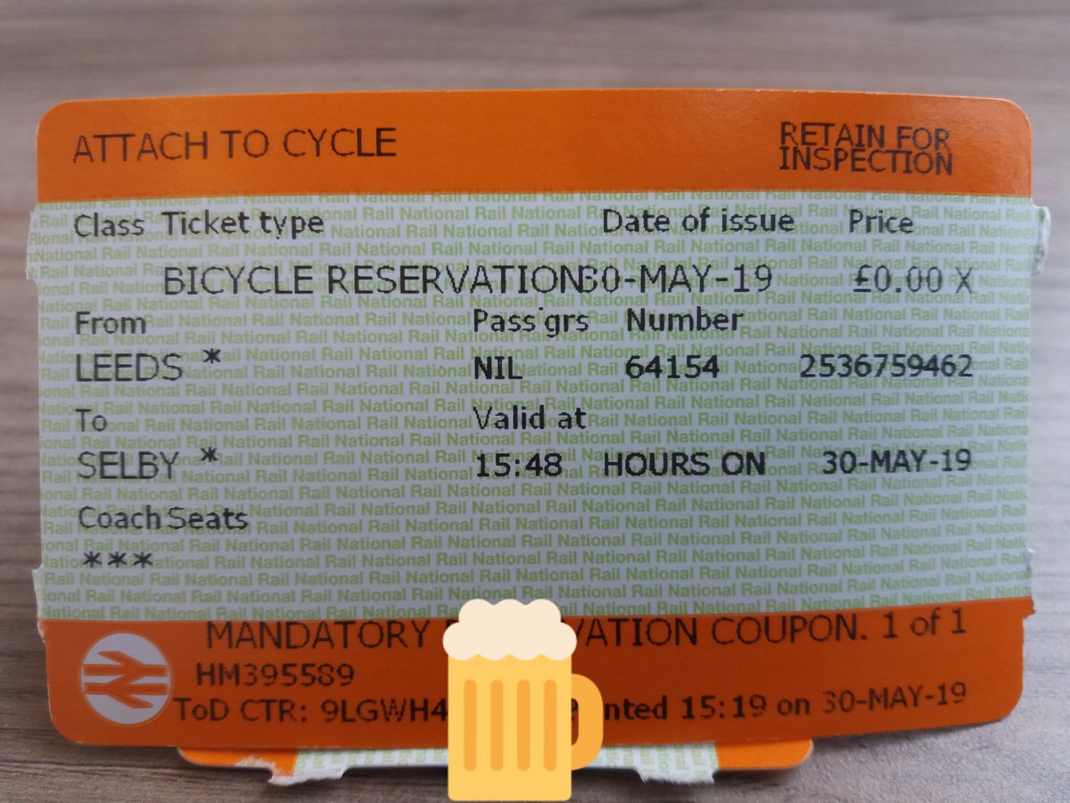 LeedsCyclists's tweet photo. Feedback suggests the 10 minute pre book might be a much better system than the old 24hr @TPExpressTrains booking requirement. Progress in small measures..but still not @northernassist . Note to self..no guard...no checking #letleedsbreathe #CleanAirDay
https://t.co/D9qWjkhrl2 https://t.co/Dt6SVP3Itv