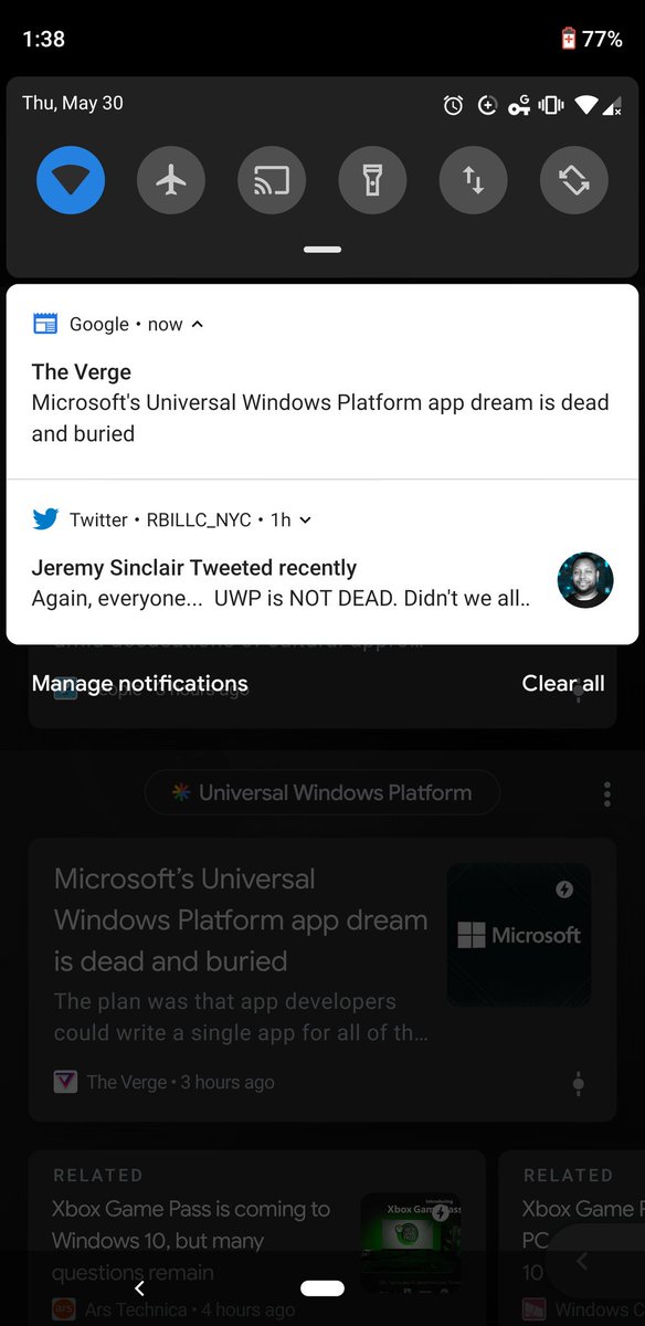 RBILLC_NYC's tweet photo. Love the corrected notification! @sinclairinator #microsoft #VisualStudio #webdev #uwp #rbillc https://t.co/jVIbr3EYP9