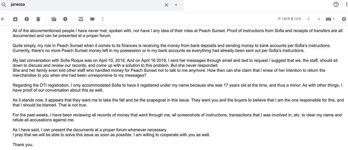 PSPH didnt pay balance yet. and I am going to cancel all pending items 18th of JUN. DTI start contact them. I will start money collection service in Korea after 18th of JUN then I can not take back. <a href="/PEACHSUNSETPH/">PEACH SUNSET 🍑</a> <a href="/PSPHCares/">PSPH UPDATES 🍑</a> @PEACHSUNSETPHFeedbacks