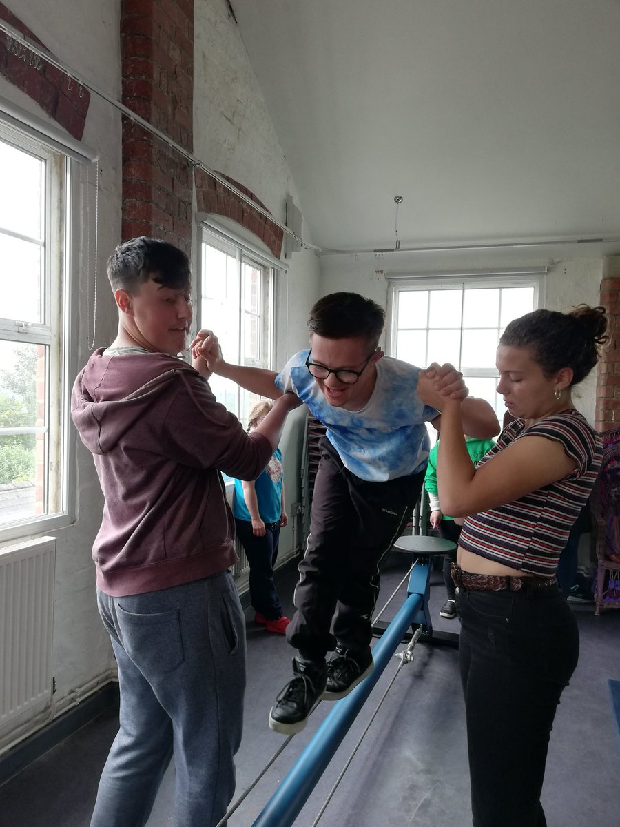 NBarnaville's tweet image. Having a fantastic week working with some talented young people on a circus project @ActiveImpactUK #ofcoursewecan @ArtspaceCind