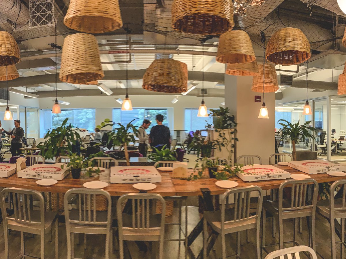 AccelHub's tweet photo. Pizza #Party ๐๐ฅ
In between meetings, classes, events, networking and work,work,work, we do find time to spend time meeting each other, listening to each story to be told in this #2019cohort and enjoying a great time in the office. #innovationBridge #AccelHub https://t.co/bfNPYpuogm