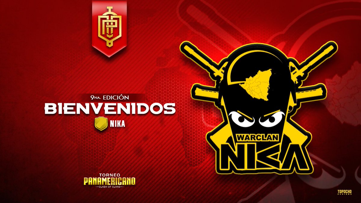 TORNEO PANAMERICANO DE CLASH OF CLANS TIENE EL PLACER DE PRESENTAR DE NICARAGUA 

EN SU PRIMERA PARTICIPACIÓN EN PANAMERICANO 📌📌📌

BIENVENIDO <a href="/NIKACOC/">⚡NIKΛ⚡</a> AL TORNEO PANAMERICANO 👊👊👊