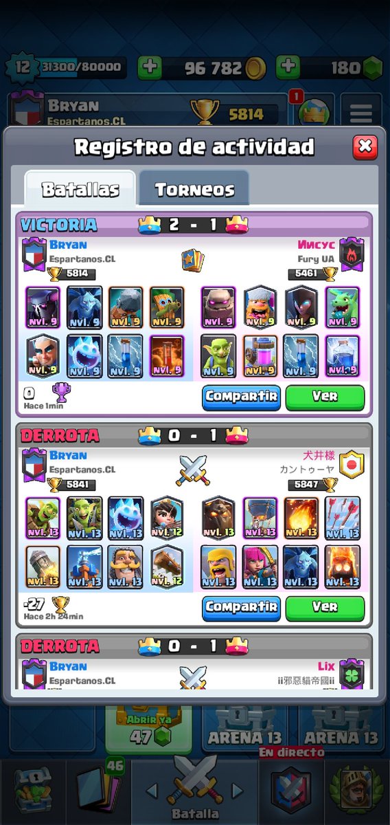 BryanNovoa23's tweet photo. @supercell almenos me apoyas en lis tilts😓♥️#Go6k👊 https://t.co/ideR4UhtiB