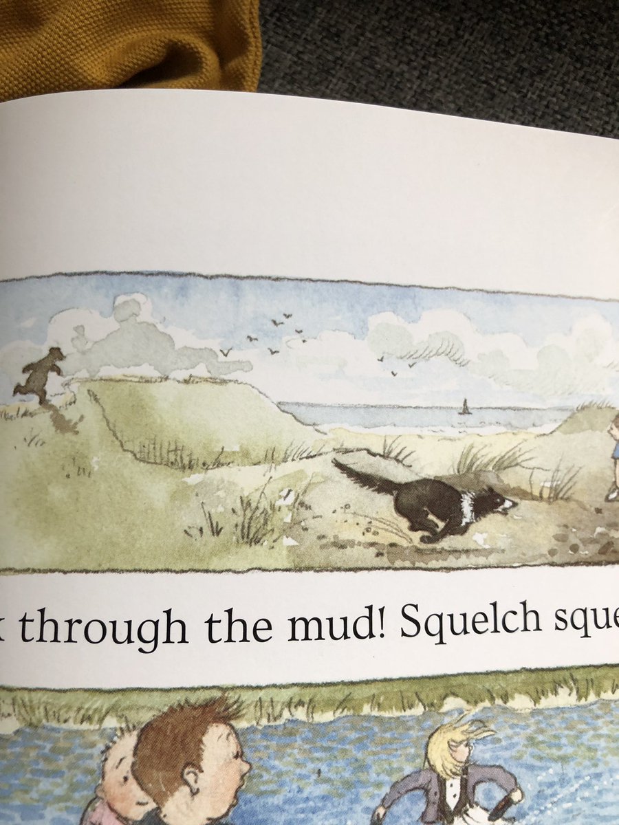 I always wondered where the beach scene came from at the end of We’re Going On a Bear hunt. 

Tonight, after reading it for the 50 thousandth time, the evidence began to stack up that the bear’s cave is on a beach...🤦🏻‍♂️