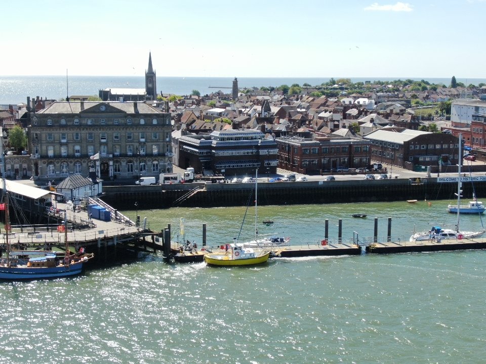 footferry's tweet photo. #harwich #footferry #hapnypier from the air. https://t.co/ZSskLk8tFB
