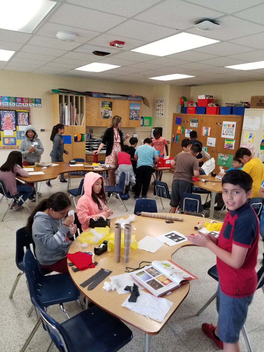 EL Egg drop...everyone working hard with GREAT IDEAS! #pltweets