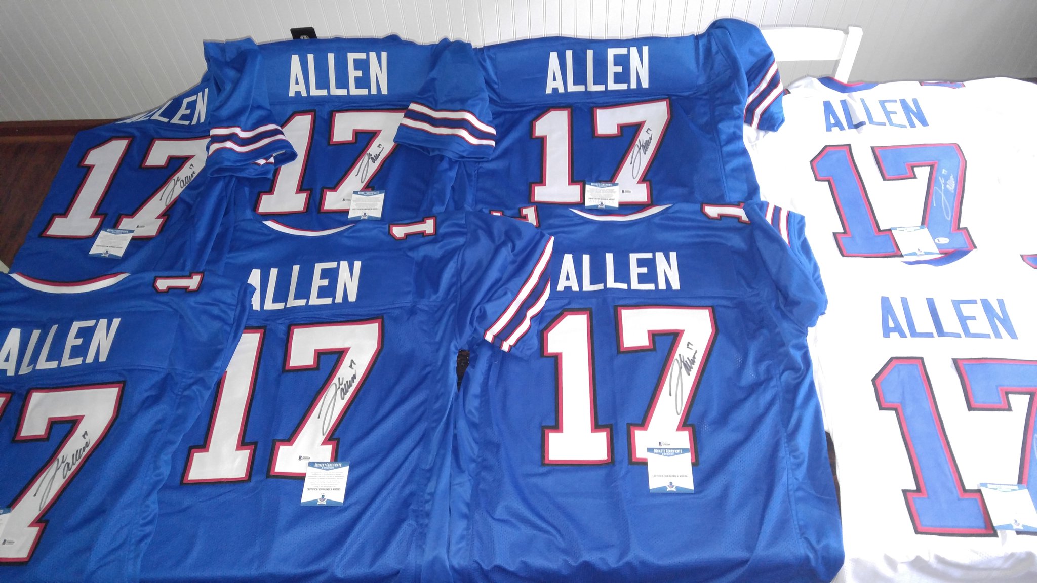 Josh allen sales signed jersey