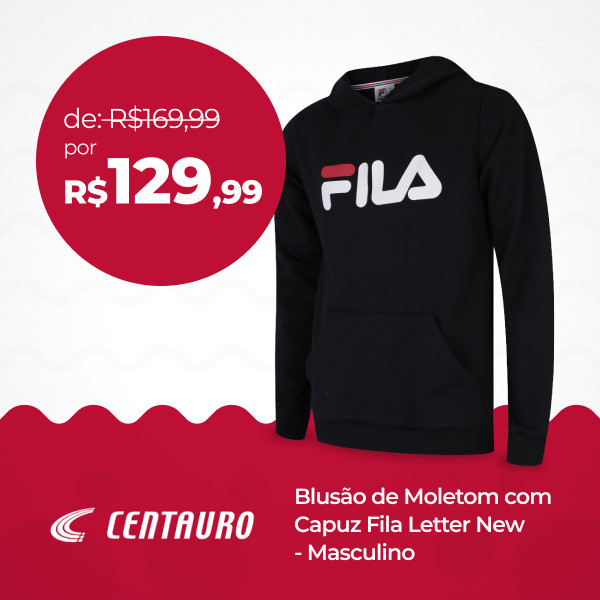 moletom fila centauro