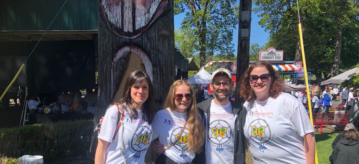 Our Kids Overcoming team members at Portland's Annual Autism Walk. Raising awareness and having fun #kidsovercoming #abatherapy #raiseawareness #autismawareness #autismwalk #kadiantlife