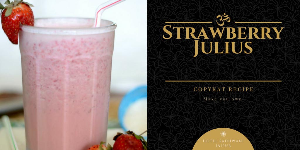 Make your own recipe Make a Strawberry Julius at home! Stephanie