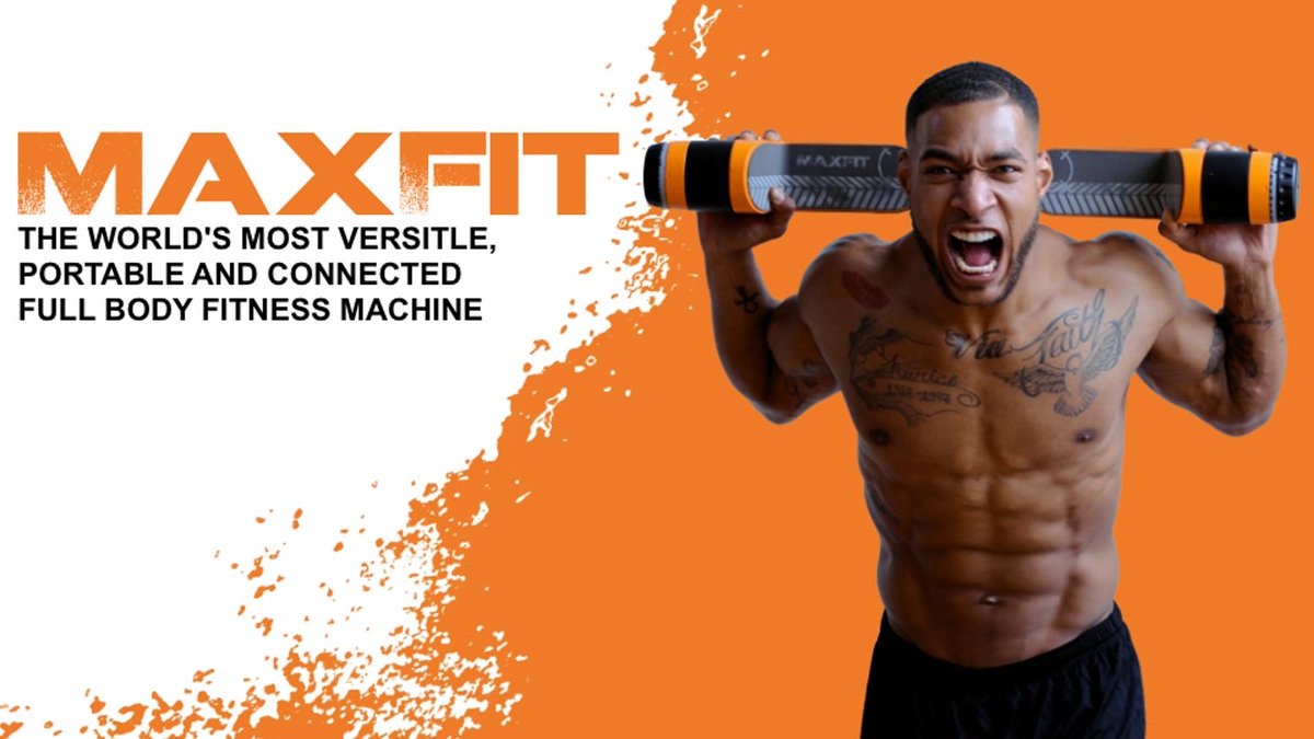 bojapp's tweet photo. This!! World's First Truly Portable All-In-One Smart Gym. Show your support #MAXFIT @kickstarter campaign   https://t.co/e7WTgbVSp6 https://t.co/fkz6fWqGQh
