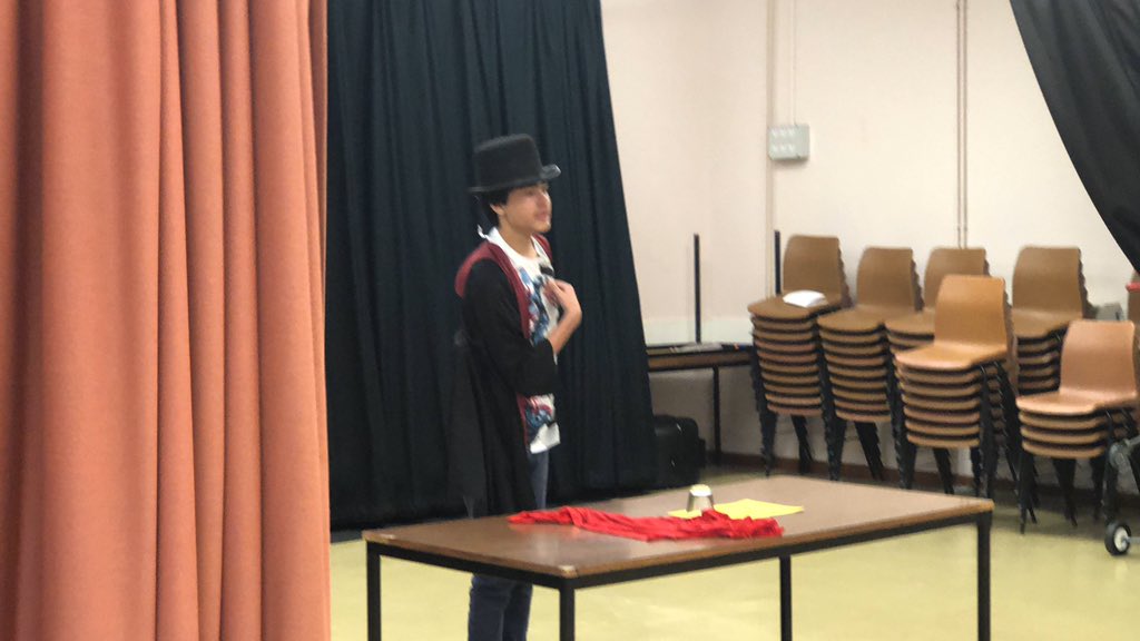 Autistic_CT's tweet image. Another great session today. We did charades and worked on the art of performance through doing magic tricks 😀🎭