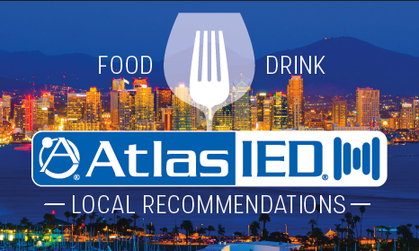 Atlas_IED's tweet photo. San Diego is a beautiful place for CiscoLive! Enjoy your time after show hours with our guide to the best restaurants with a view, best places for live entertainment, and more. Pick 'em up in booth 2837. #CLUSTips #CLUS https://t.co/wGQt4sS7LI