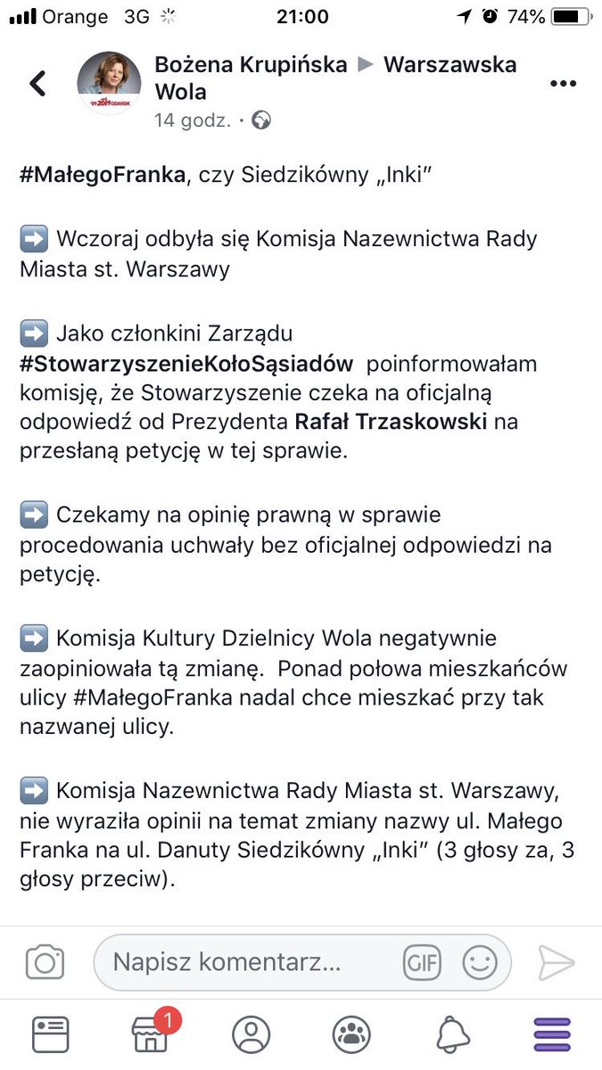 M_Binkowski's tweet photo. I znów @trzaskowski_  wyrolował mieszkańców. Obiecał częściową dekomunizację warszawskich ulic, a dziś jego zastępca zdejmuje projekty uchwał pod pretekstem jednej petycji  byłej radnej @Platforma_org  Warszawa pozostanie czarną plamą na mapie dekomunizacji https://t.co/LGFvzfAkUf