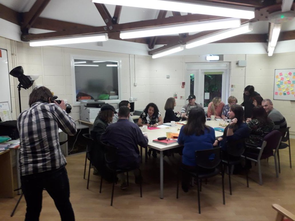 SimonRecoveryC1's tweet photo. Thank you to everyone who supported our photo shoot. It's been a really great day @recovery_Space @LypftResearch @MindWellLeeds @munro_sara @lypft_HLService @MyForumCentral https://t.co/vqBShbHrng