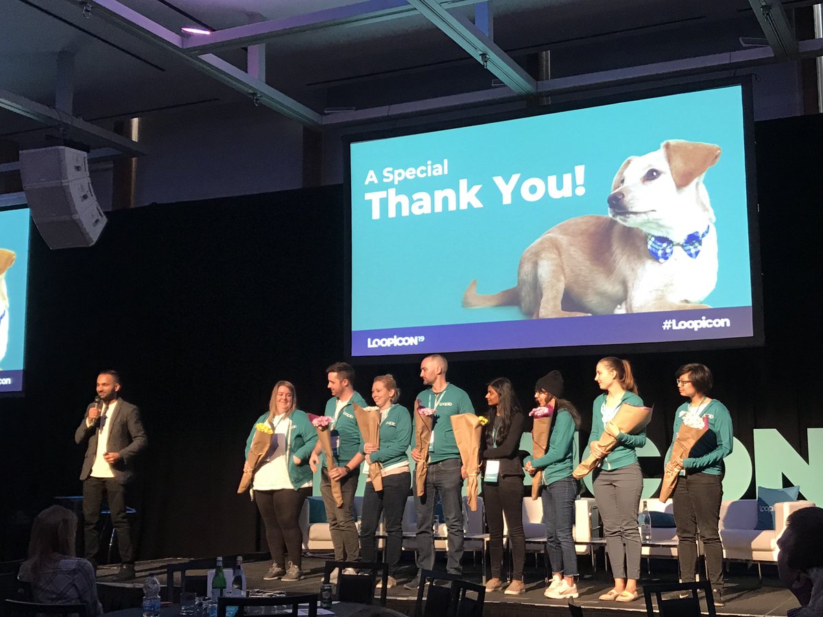 izzydoesizzy's tweet image. Really nice to see @loopioinc recognize the hard work of the event team. 
#loopicon #GetLoopi