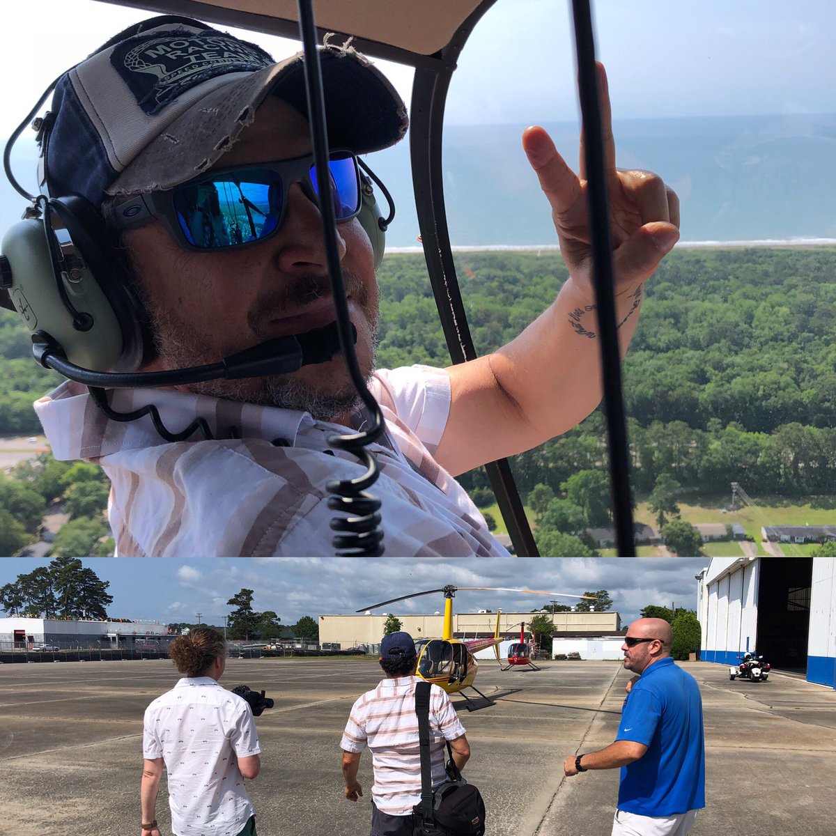 73_deville's tweet image. Guess you could say we’re reaching new heights with a photo/video session that took to the skies over The Market Common for our client @SandsCompanies !