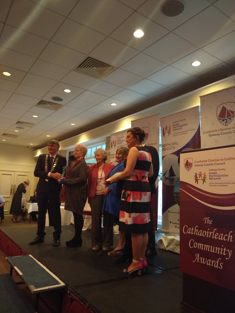 GalwayCoCo's tweet photo. An Gradam Ealaíon & Cultúir buaite ag, The winner of the Arts & Culture Award is: Yeats Thoor Ballylee Development CLG #Gradaim2019 #Awards #Gaillimh #Galway @GalwayCoPPN @ConnemaraCoast_ https://t.co/BQQiCQCcrk