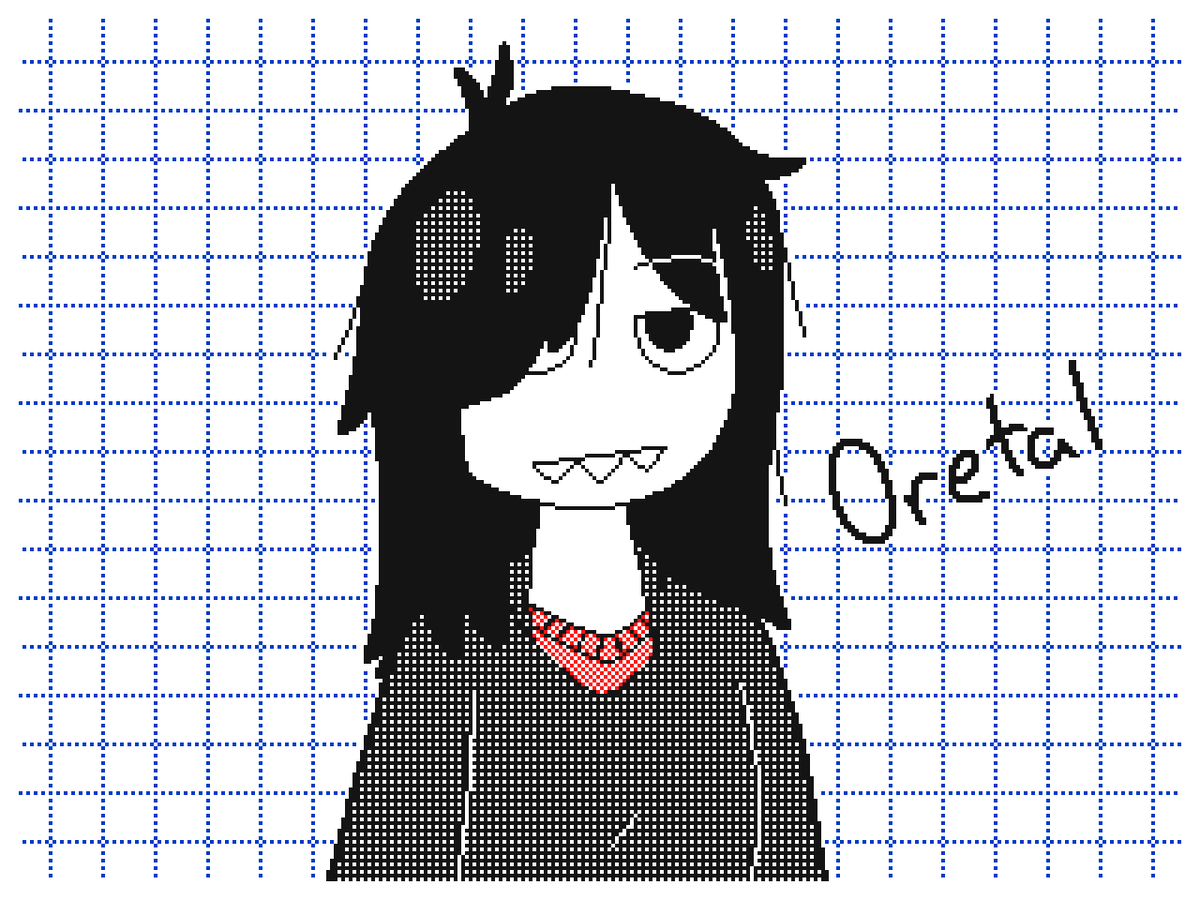 bertbrine3489's tweet photo. A while ago I made art for @calcium_chan as a gift for creating the app called #ClipnoteStudio, a pc clone of the app #FlipnoteStudio.
If you're interested in checking out the app go here: https://t.co/Q3yobPc37r
#Flipnote #Clipnote #Art
(I made these in Flipnote 3D) https://t.co/oN3fm7hxB3