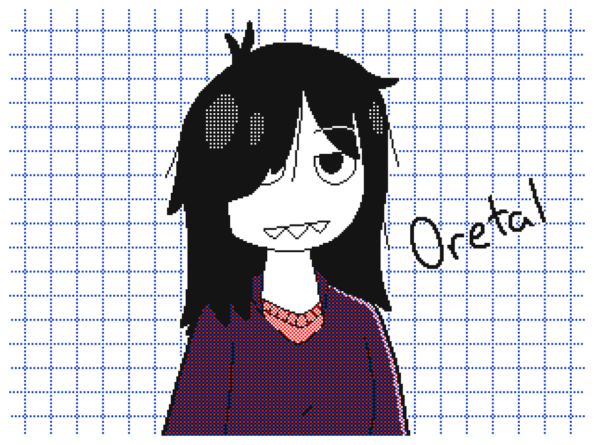 bertbrine3489's tweet photo. A while ago I made art for @calcium_chan as a gift for creating the app called #ClipnoteStudio, a pc clone of the app #FlipnoteStudio.
If you're interested in checking out the app go here: https://t.co/Q3yobPc37r
#Flipnote #Clipnote #Art
(I made these in Flipnote 3D) https://t.co/oN3fm7hxB3