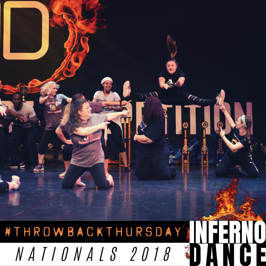 IDInfernoDance's tweet photo. Oh, you wanted a #throwback? Take a flying leap at this #TBT! #InfernoNationals are a blast for a lot of reasons, but our number one this week? Two words: PARENT DANCE. https://t.co/rRvqPoOB2c