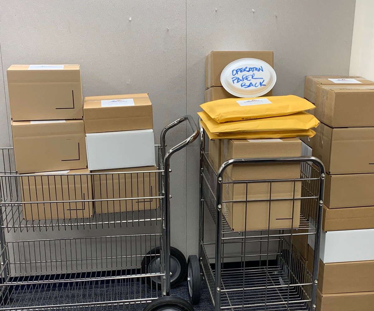 OfficialNAHC's tweet photo. Today, we collected and sorted nearly 250 books to send to troops across the US and abroad for #OperationPaperback. Special thanks to @chbooksdc for their addโl donation. https://t.co/oHNKc0PF3G