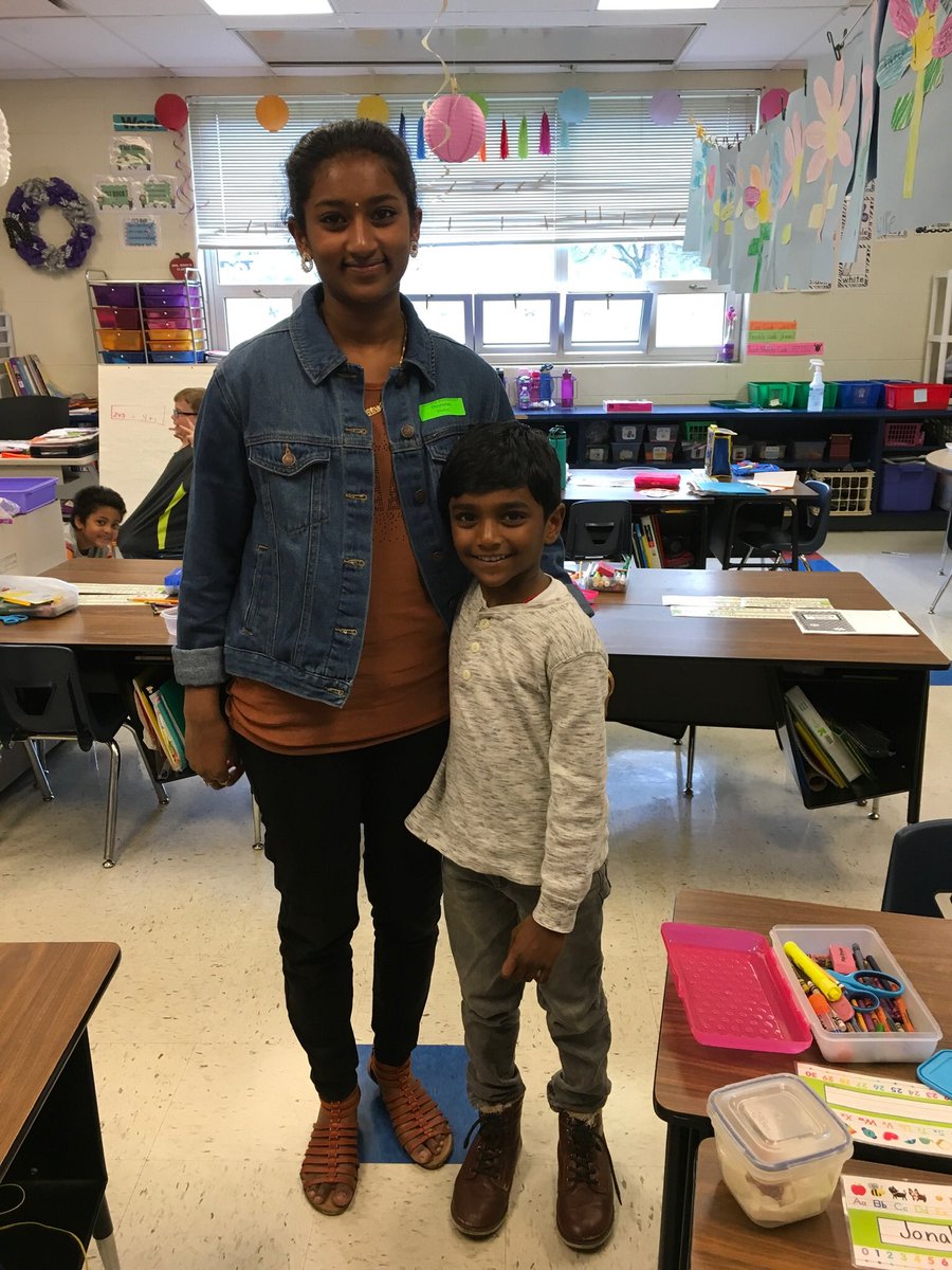 mccsdmedia's tweet photo. Ss who won the 40 book challenge took a field trip to MES to be mystery readers in first grade. Thank you Mrs. Novak and great job students! Keep reading for our next challenge! #d24inspires #read https://t.co/jLeq5ZKhK3