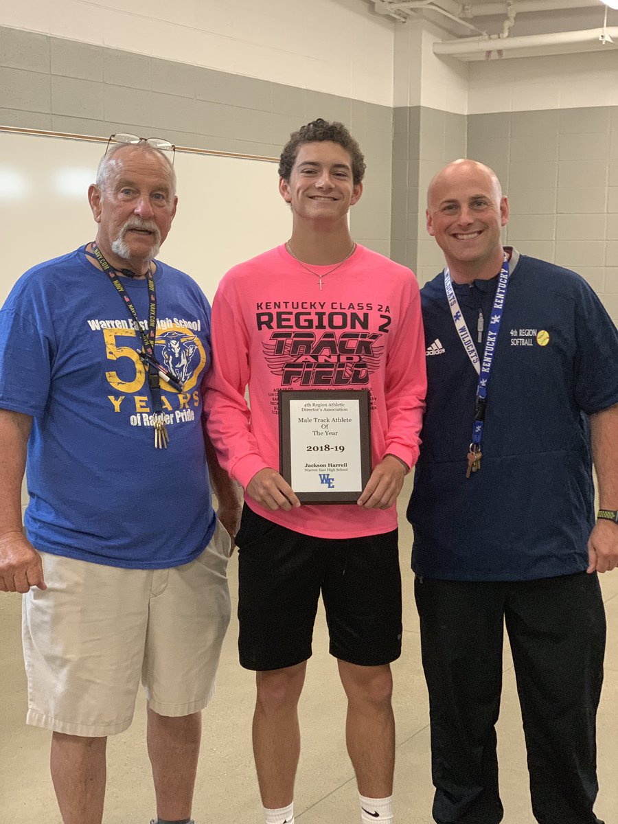 olivia (@oliperdue) on Twitter photo The best way to kick off state is with Jackson Harrell being named Male Track Athlete of the Year names by the 4th Region AD Association!!! <a href="/WEHSSports/">Coach Vincent</a> <a href="/HarrelTracieM/">TracieMorganHarrell</a> The best way to kick off state is with Jackson Harrell being named Male Track Athlete of the Year names by the 4th Region AD Association!!! <a href="/WEHSSports/">Coach Vincent</a> <a href="/HarrelTracieM/">TracieMorganHarrell</a>