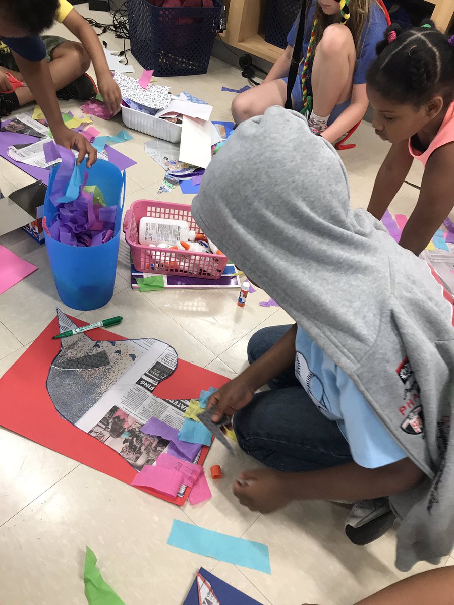MissMarianMack's tweet photo. Teamwork challenges and unicorns! A little bit of joy each day can go a long way! #multiagemoves https://t.co/ySiEWCkQvm