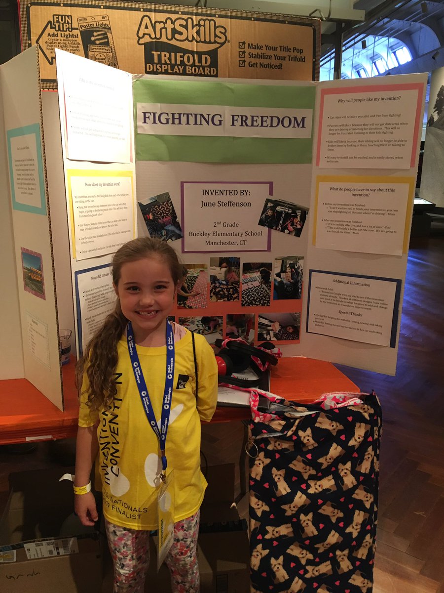 j_steffen2000's tweet photo. June Steffenson is representing Buckley at the National Invention Convention In Michigan. STEM teacher Miss Patrylak flew out to show her support! @MPS_Buckley @mpspride https://t.co/nJRM6regNu