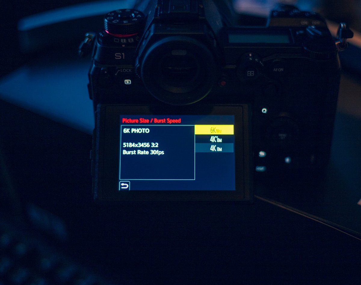 With an upcoming paid firmware update, Panasonic S1 users will soon be able to turn their 4K mirrorless camera into 5K mirrorless camera. And there may be a 6K S1 model coming this fall. doddlenews.com/panasonic-s1-w…